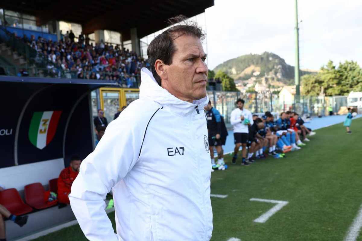 Rudi Garcia sulla panchina del Napoli