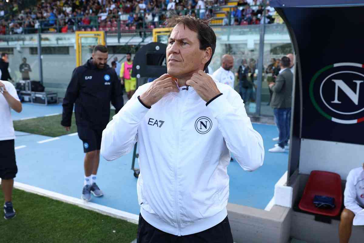 Rudi Garcia sulla panchina del Napoli