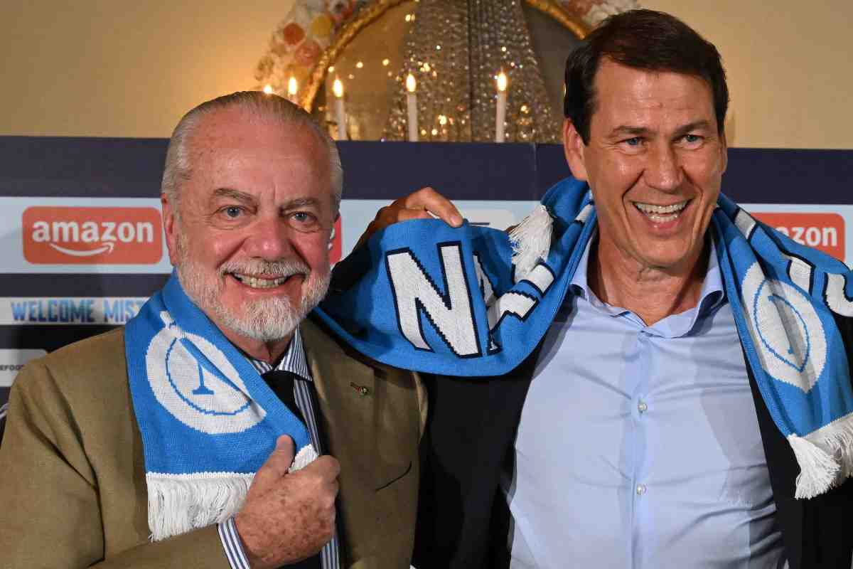 Rudi Garcia e Aurelio De Laurentiis