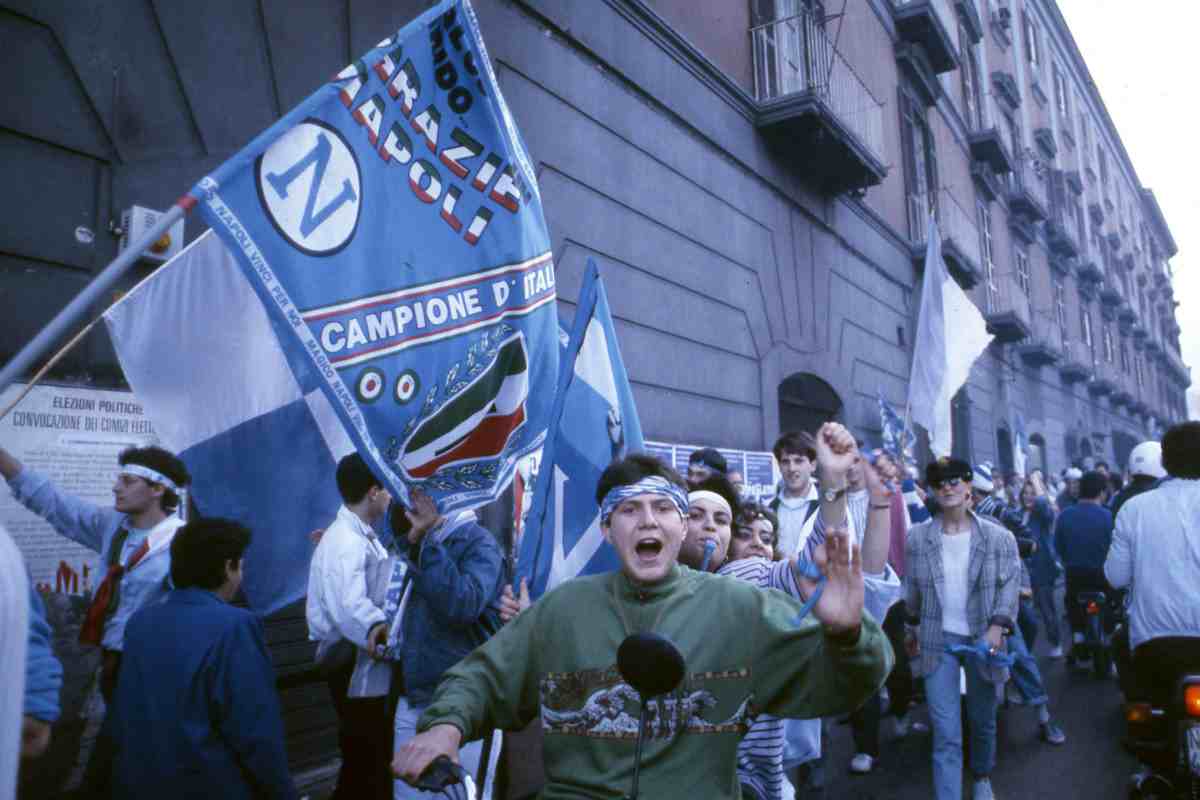 Tifosi del Napoli in festa