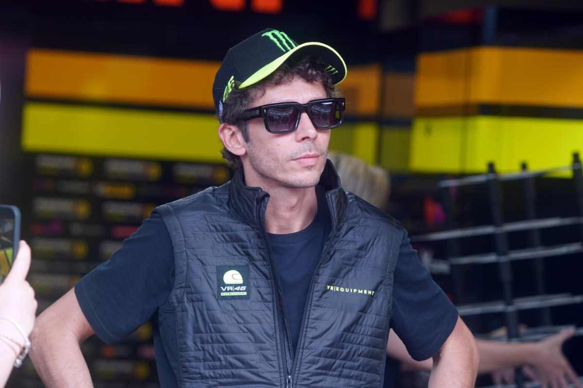 Valentino Rossi spavento