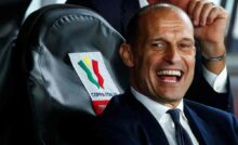 Allegri in panchina