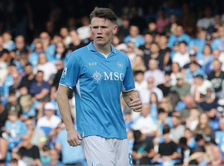 McTominay durante una partita