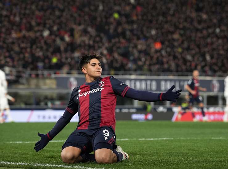 Castro esulta dopo un gol