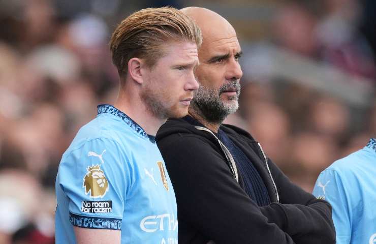 De Bruyne insieme a Guardiola