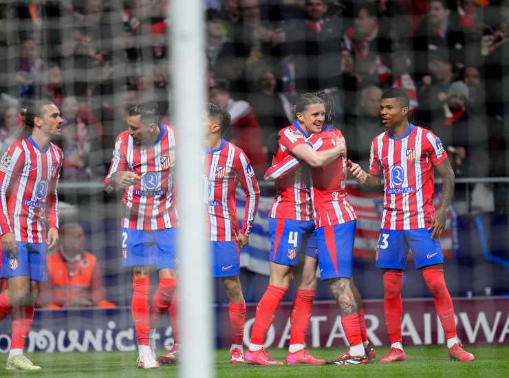 Gallagher esulta dopo un gol