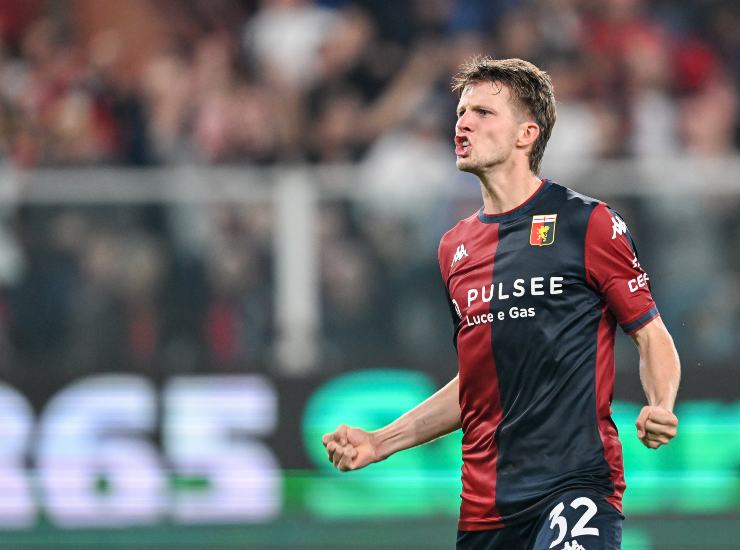 Frendrup esulta dopo un gol