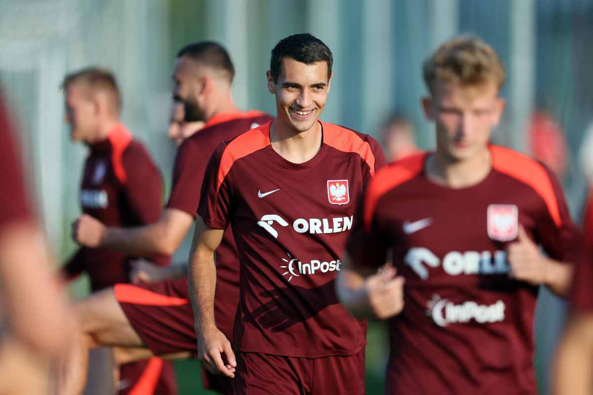 Kiwior durante un allenamento