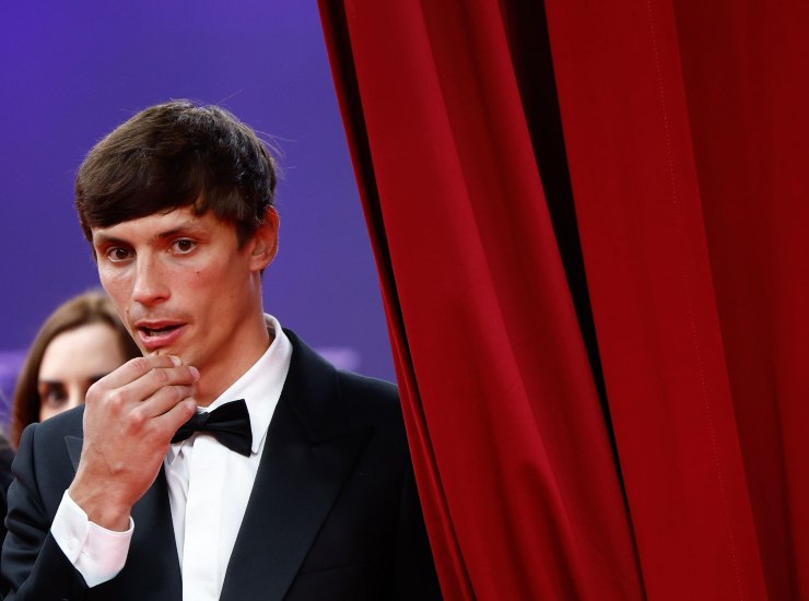 Le Normand durante una premiazione