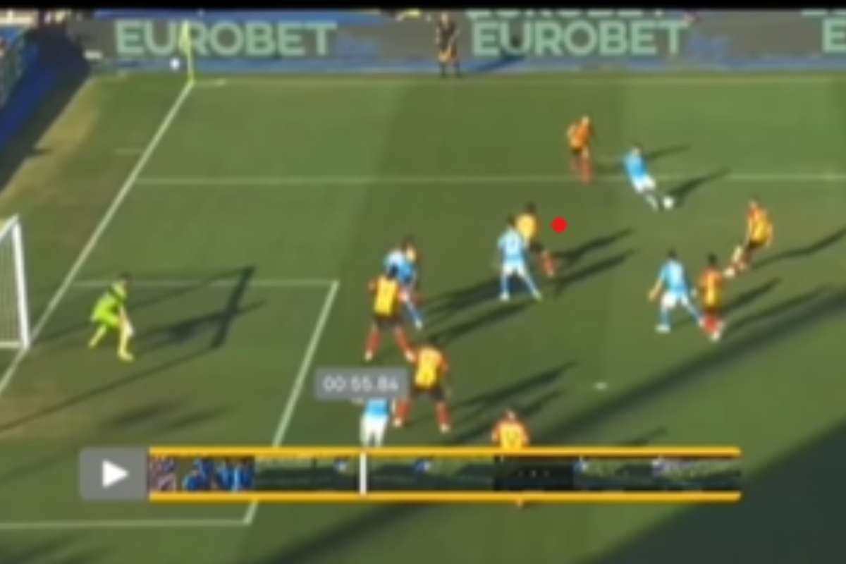 Il momento del fuorigioco di Lukaku