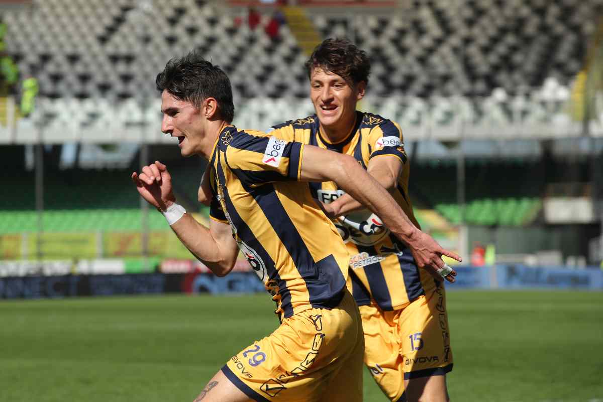 Niccolò Fortini esulta