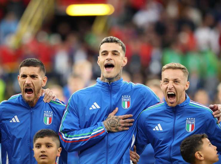 Pellegrini insieme a Scamacca e Frattesi