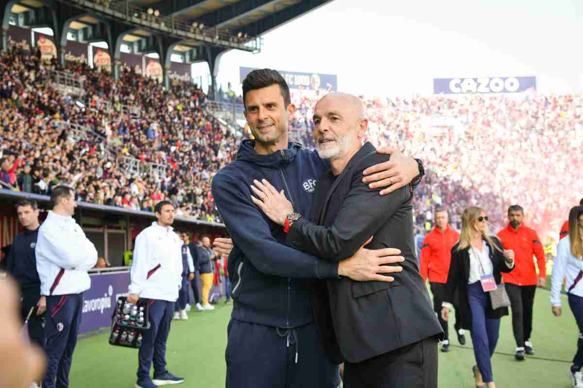 Motta e Pioli insieme