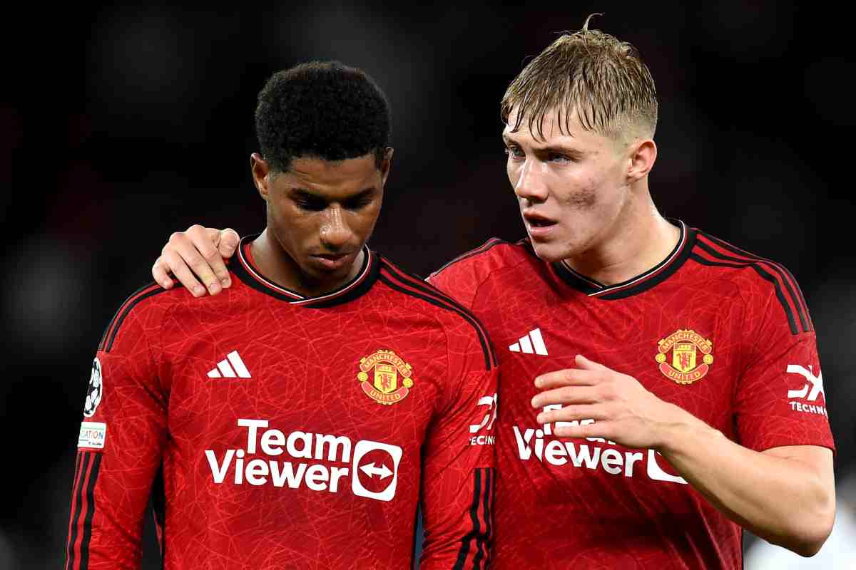Hojlund e Rashford insieme