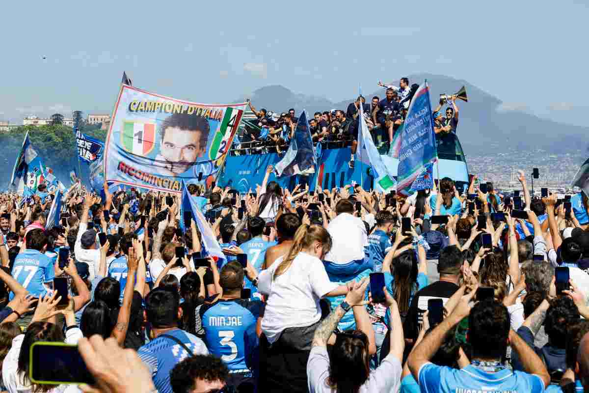 Il Napoli festeggia lo Scudetto