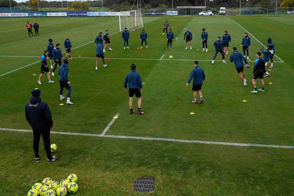 Castel Volturno allenamento