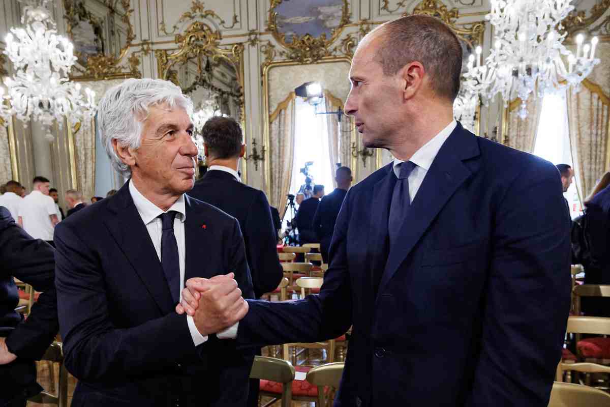 Gian Piero Gasperini e Massimiliano Allegri