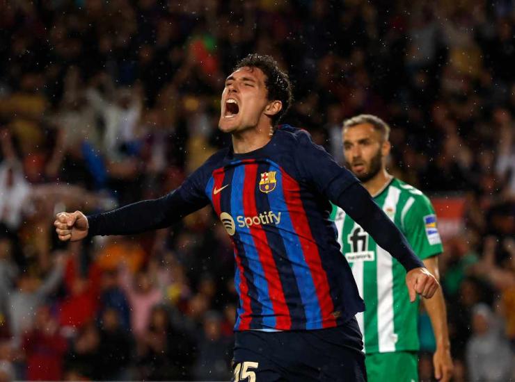 Christensen esulta dopo un gol