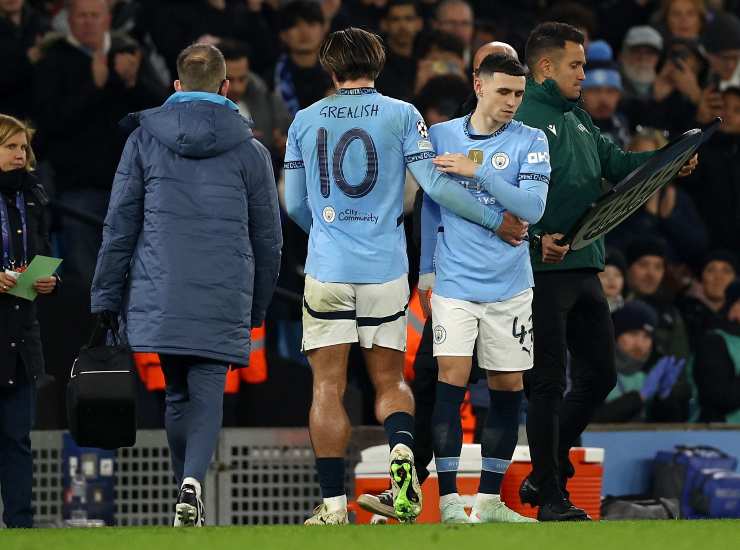 Grealish sostituito da Foden