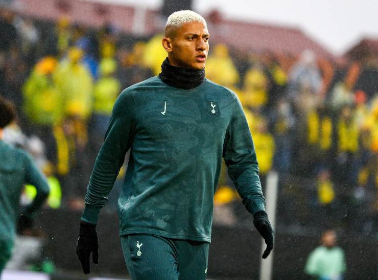 Richarlison durante un allenamento