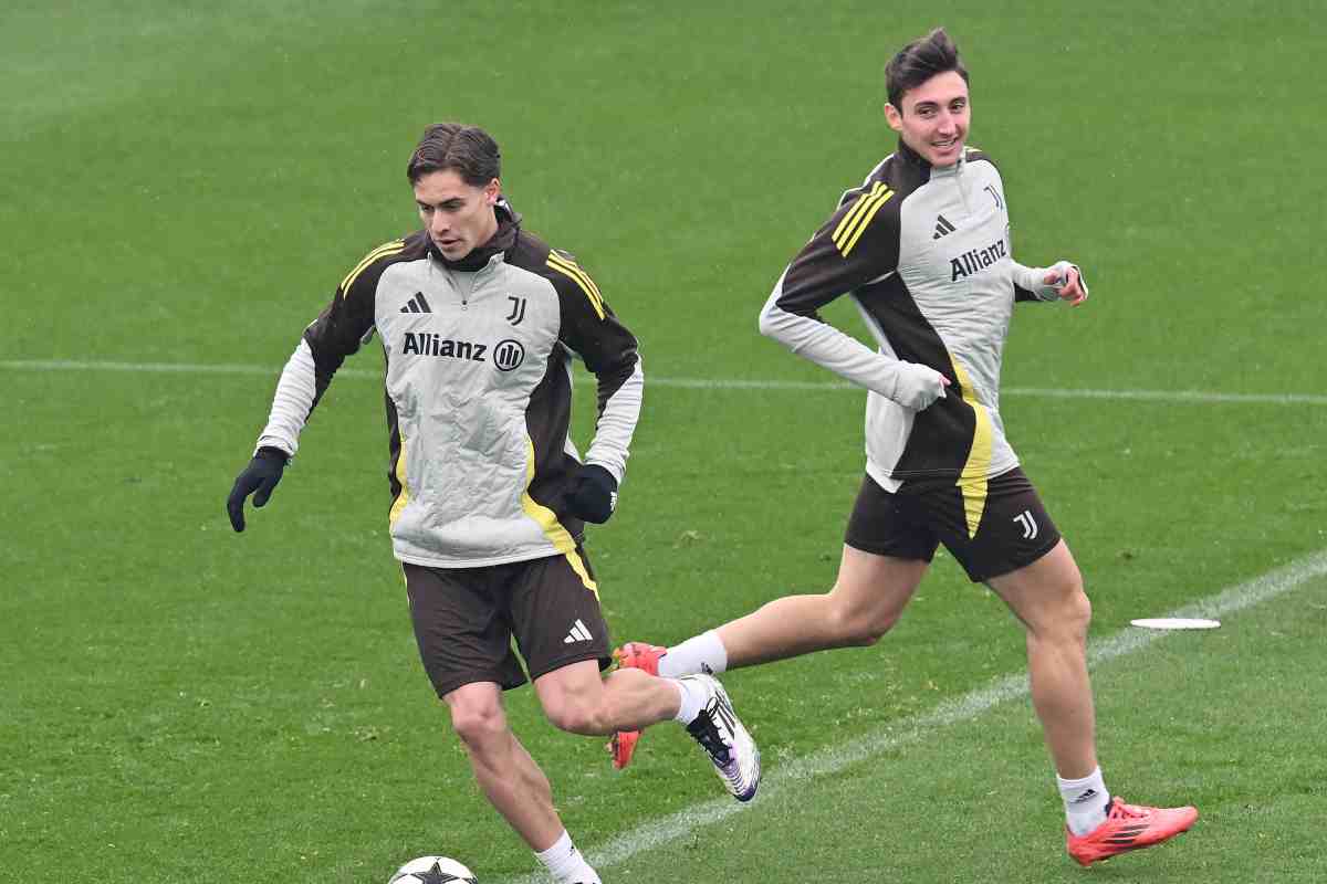 Yildiz e Cambiaso durante un allenamento