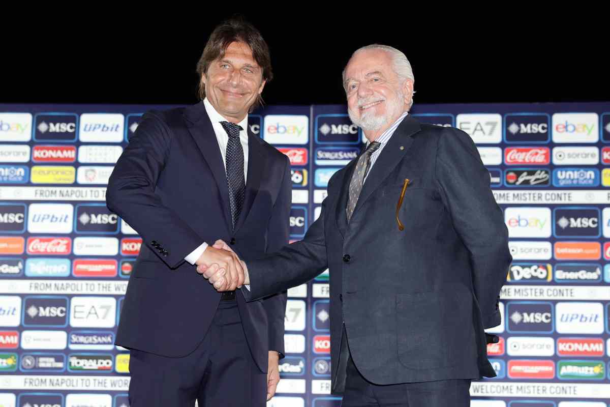 Aurelio De Laurentiis e Antonio Conte