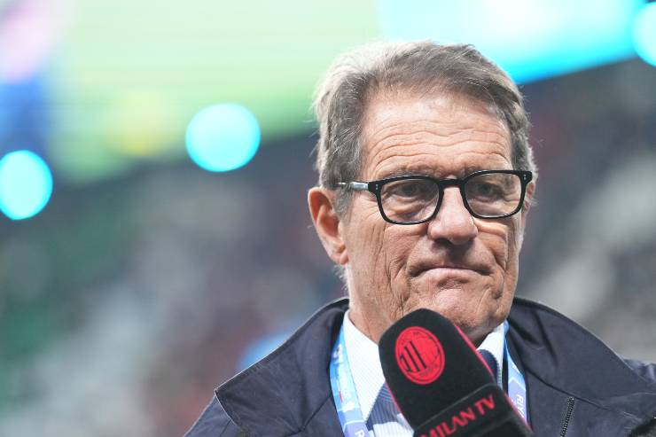 Capello ai microfoni