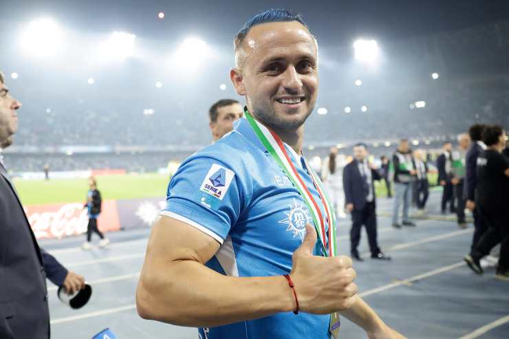 Lobotka festeggia Scudetto