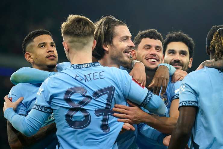 Esultanza Manchester City