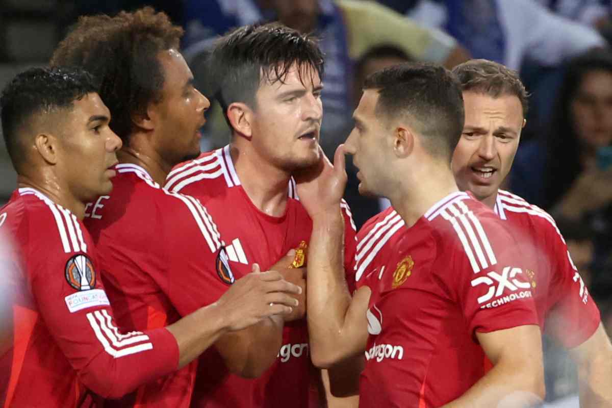 Man United esultanza