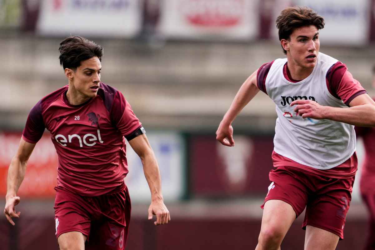 Ricci allenamento con Casadei