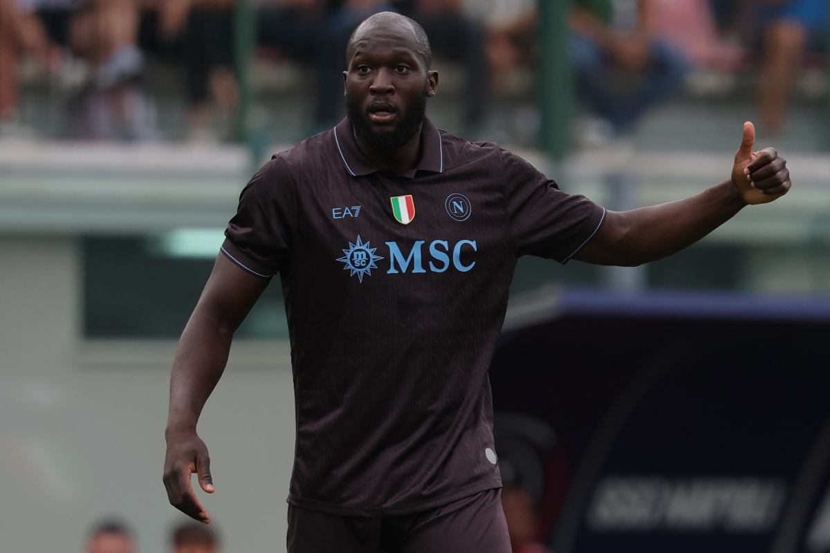 L'attaccante del Napoli, Romelu Lukaku