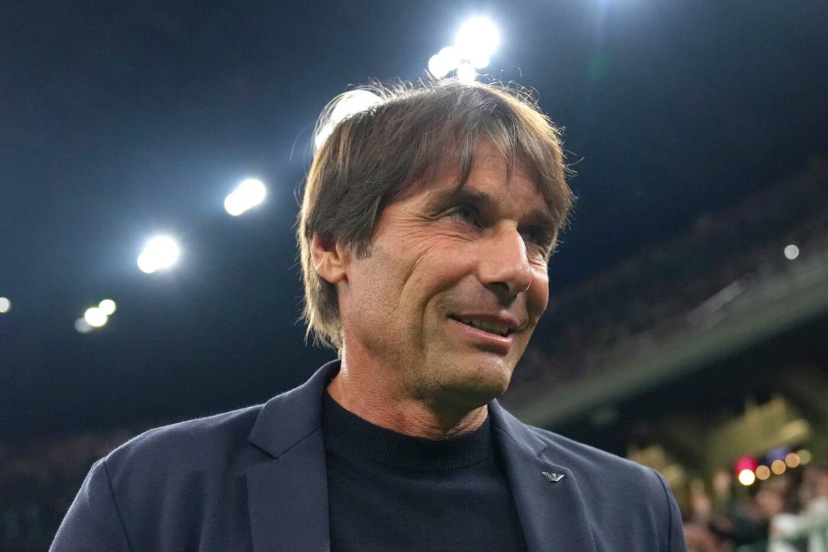 Conte prima di una partita del Napoli