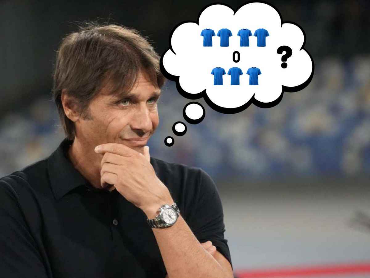 Antonio Conte pensieroso