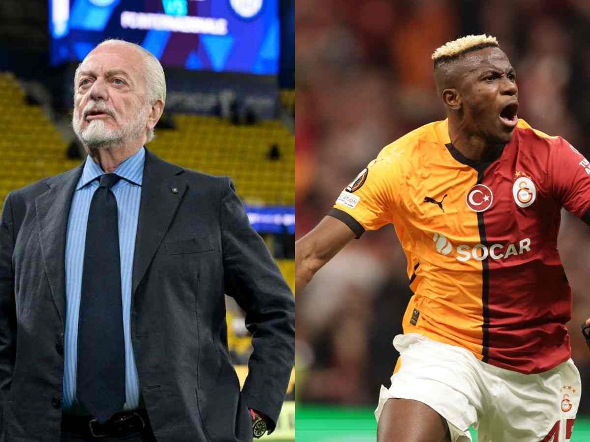 Aurelio De Laurentiis e Victor Osimhen
