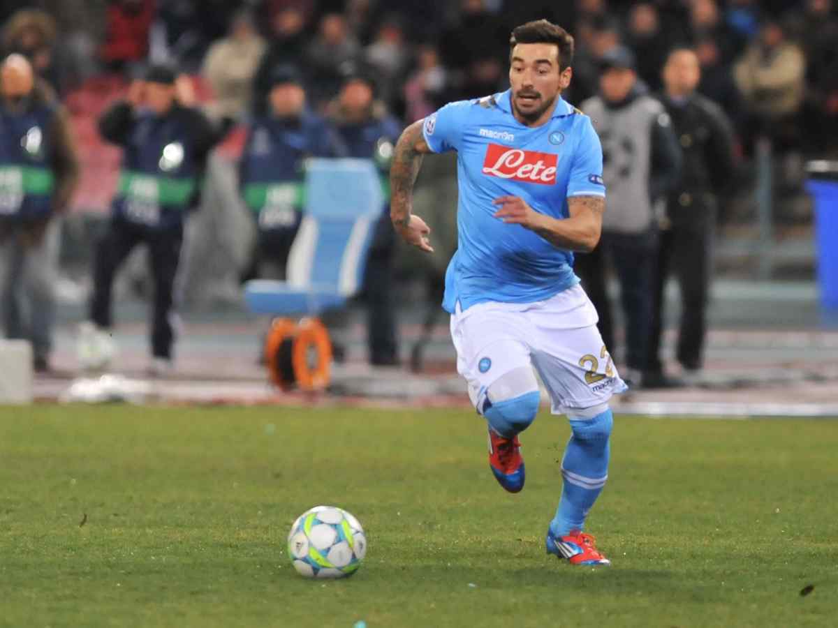 Ezequiel Lavezzi ai tempi del Napoli