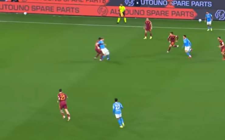 Hojlund in Napoli-Roma 