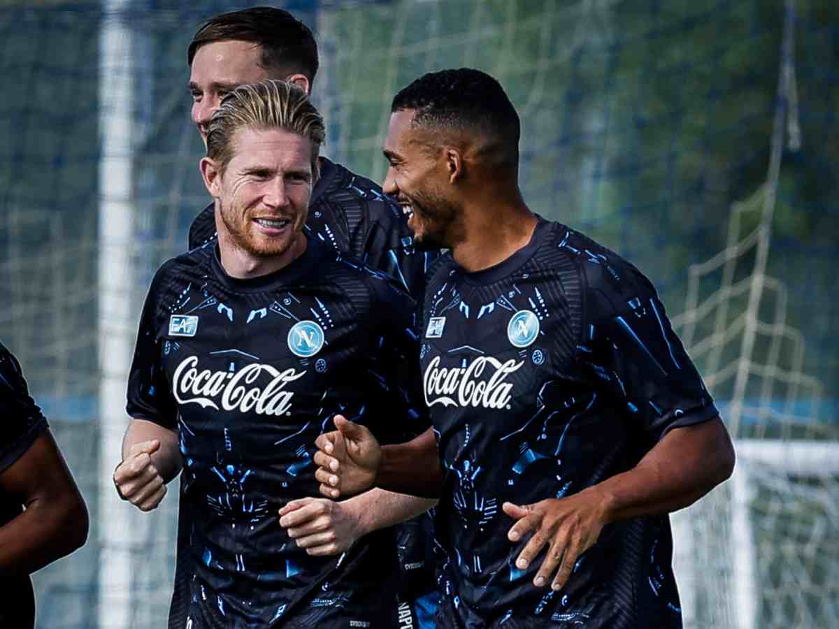 Kevin De Bruyne in allenamento 