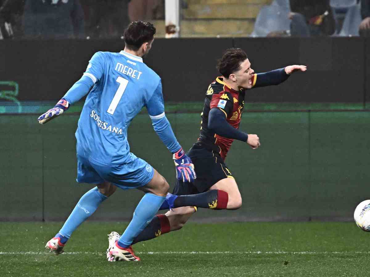 Rigore Vitinha Meret