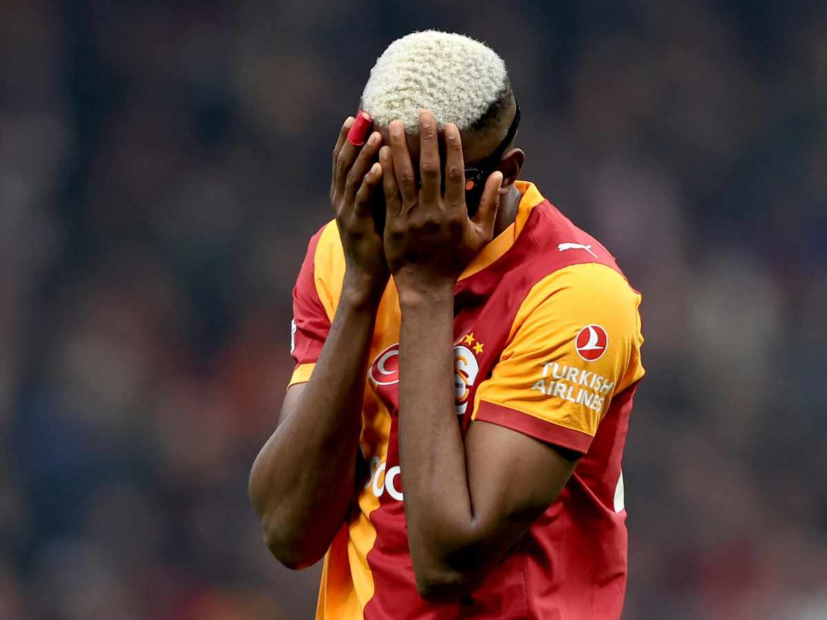 Victor Osimhen con la maglia del Galatasaray