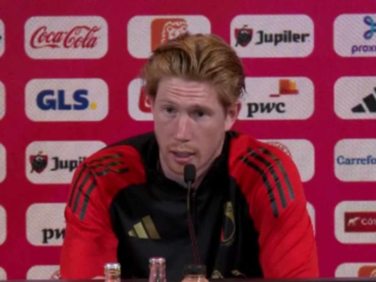 Kevin De Bruyne in conferenza