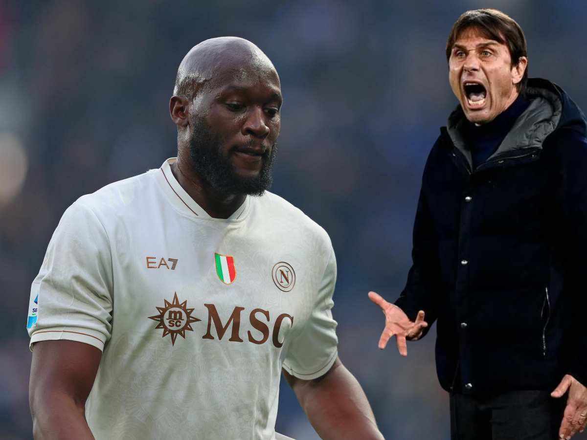 Lukaku e Conte arrabbiato