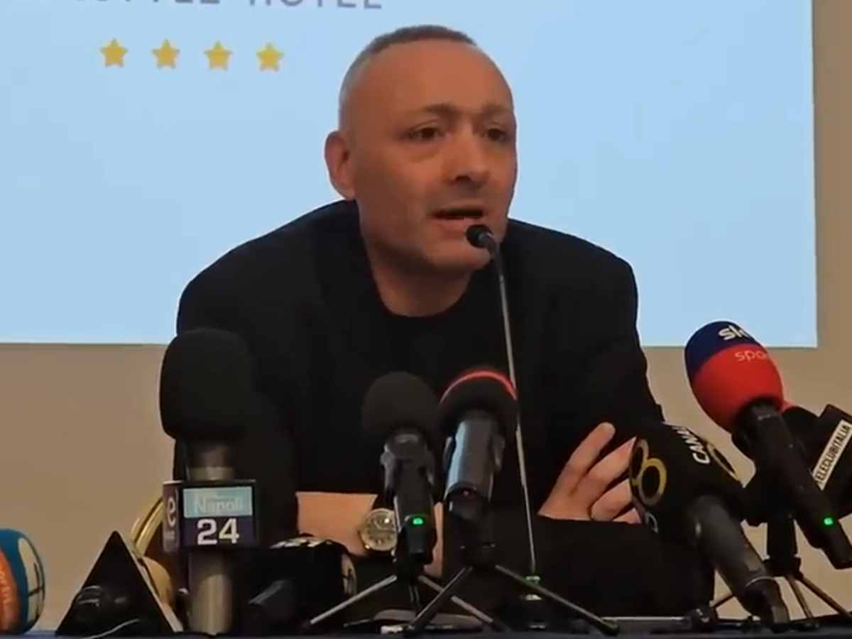Mario Giuffredi in conferenza stampa