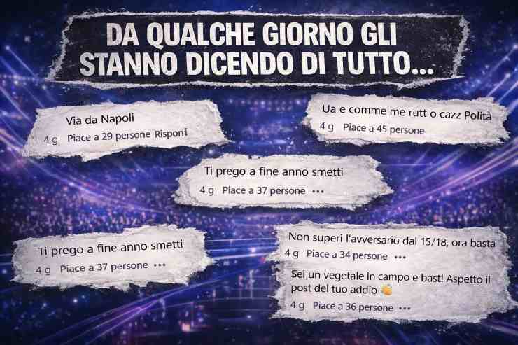 Politano commenti con insulti