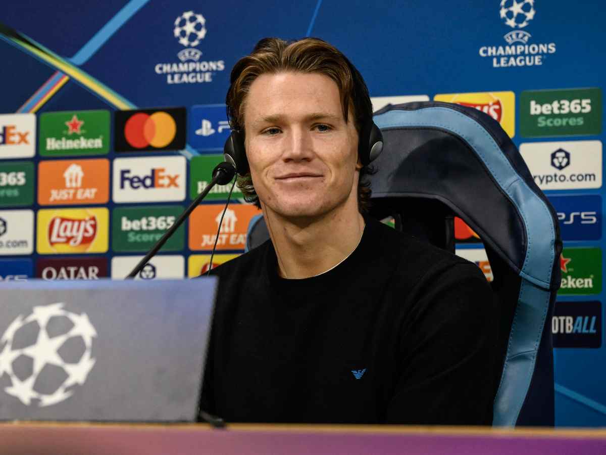 Scott McTominay in conferenza stampa