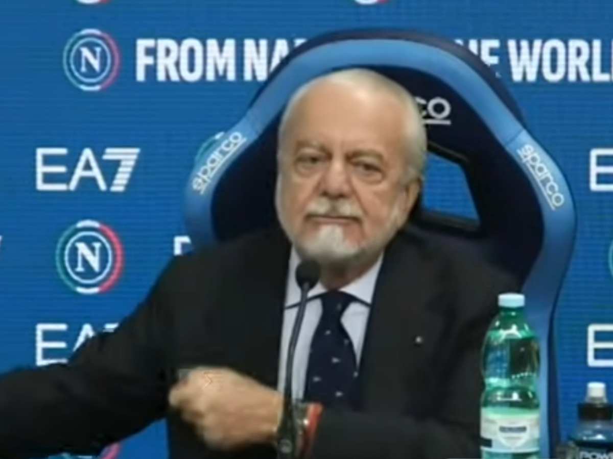 Aurelio De Laurentiis in conferenza