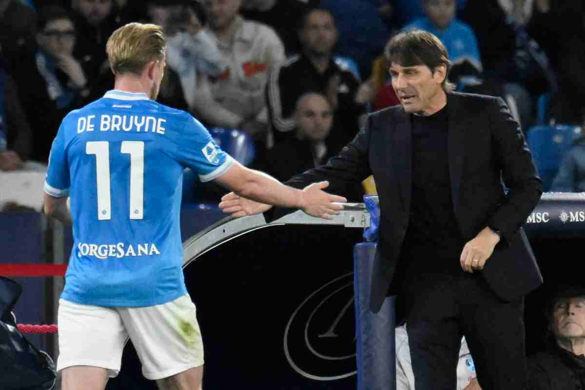 Antonio Conte e Kevin De Bruyne