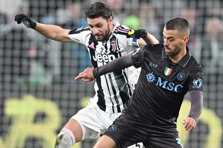 Leonardo Spinazzola in azione contro la Juve