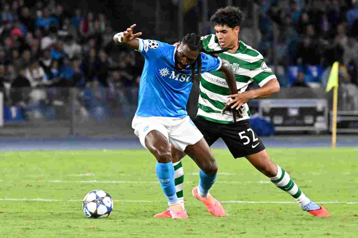 Frank Anguissa in azione