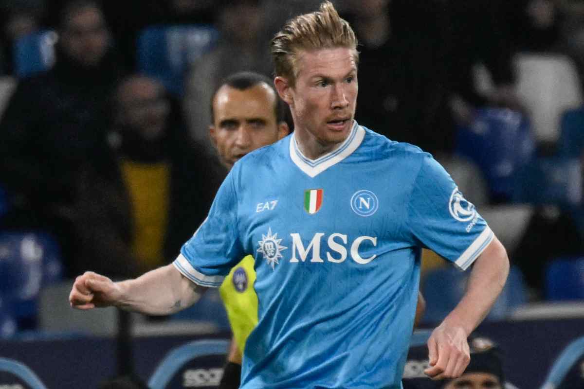 Kevin De Bruyne con la maglia del Napoli